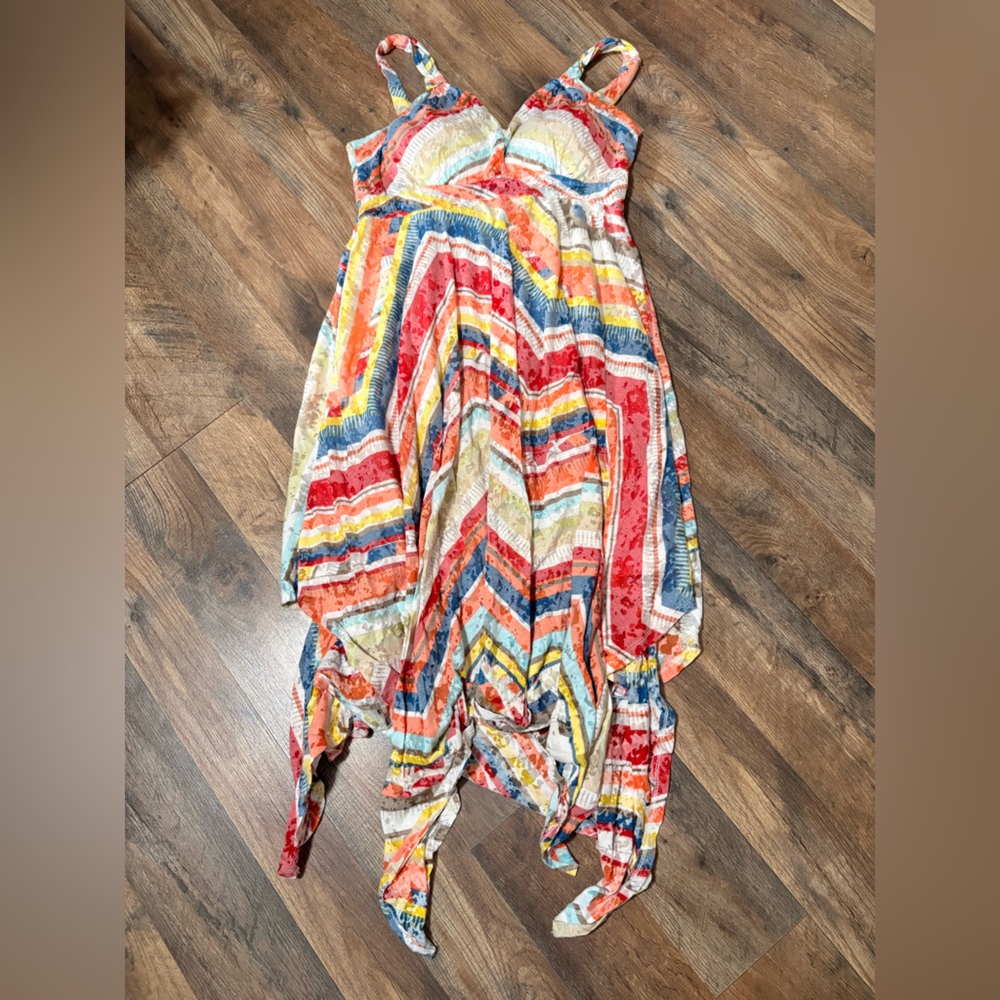 American Rag Multicolor Striped Midi Dress